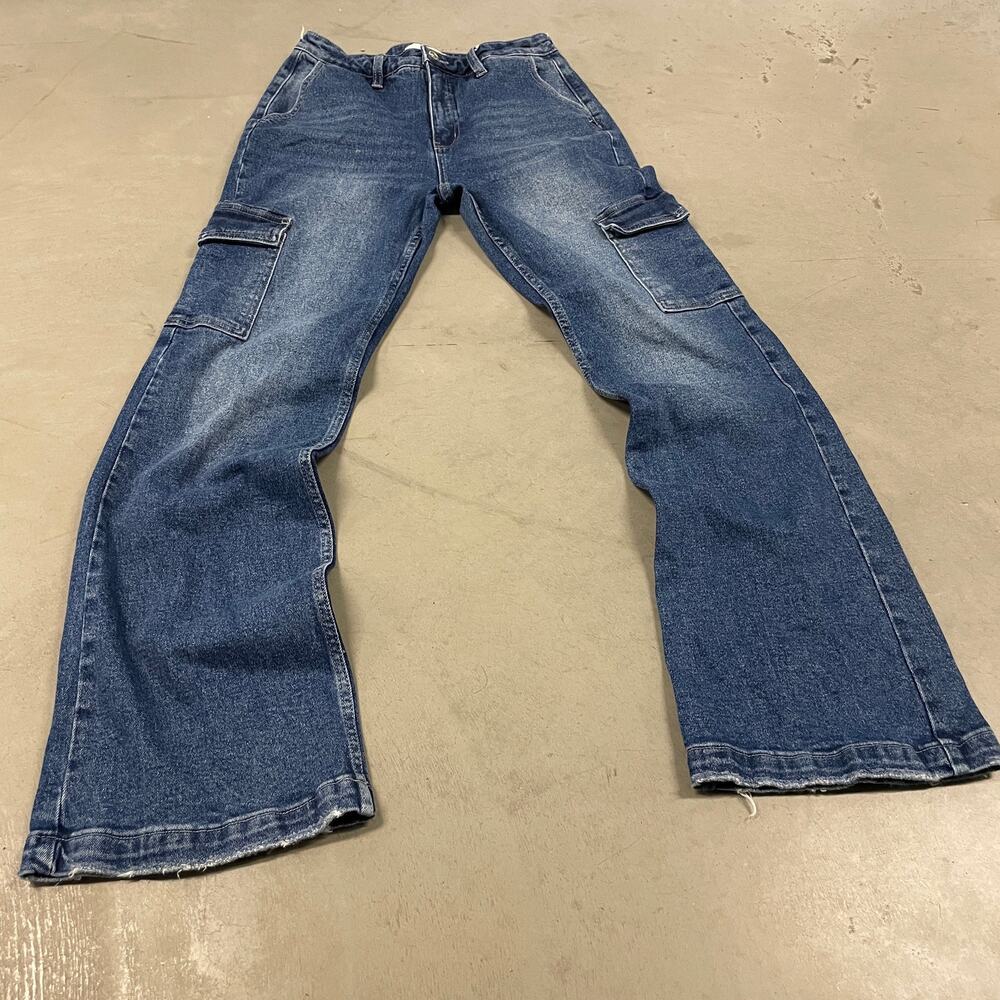 Y2K cargo flare bootcut jeans 27x31